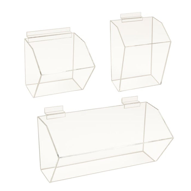 Acrylic Modular Bins for Slatwall