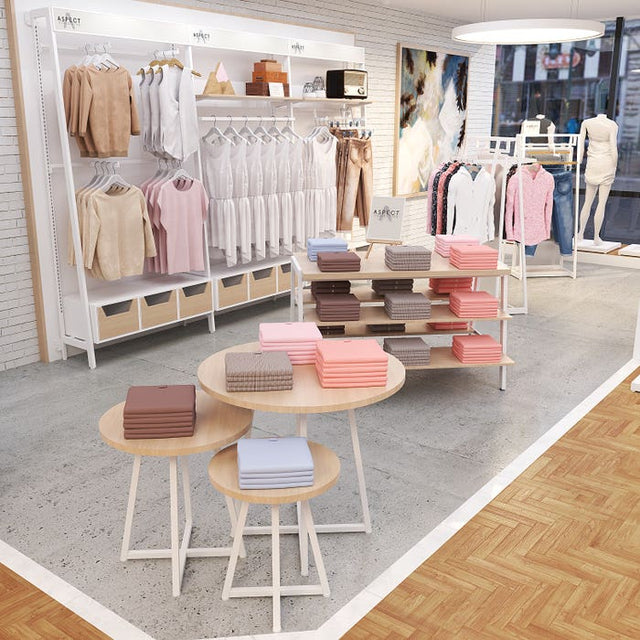 Aspect Add-On Kit for Large Double-Sided Freestanding Merchandiser for Retail Display