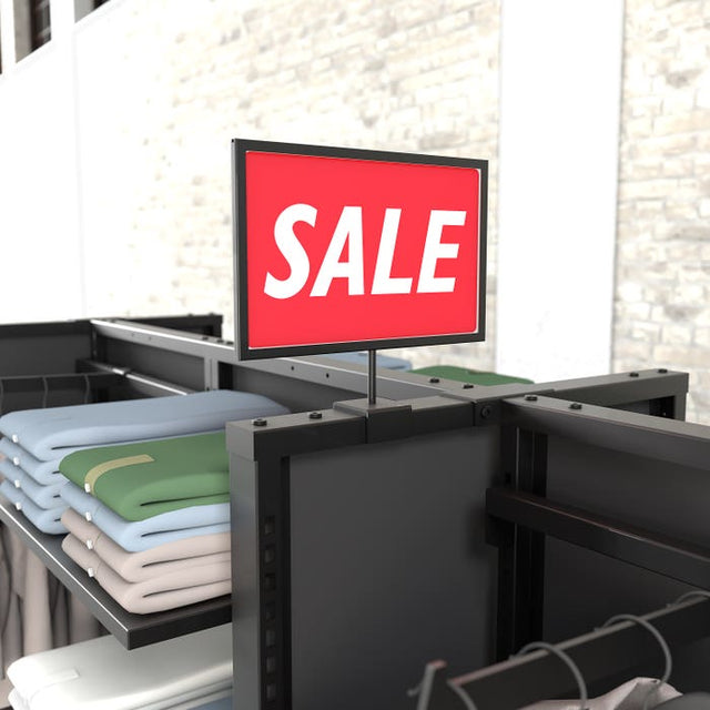 Aspect Magnetic Sign Holders for Aspect Gondola Merchandisers