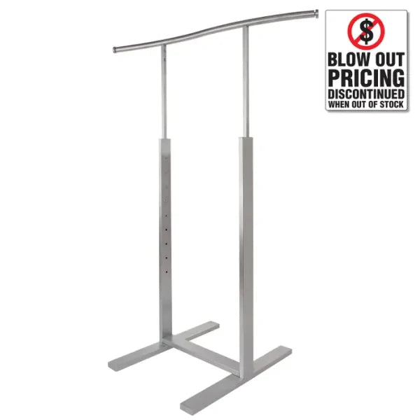 SDBA45CURVSC / Single Bar Merchandiser w/S-Shaped Hangrail