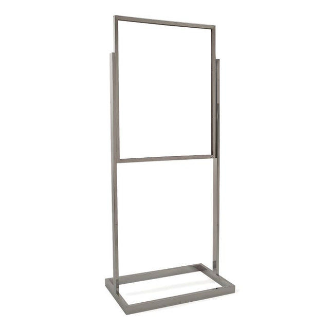 22” X 28” Single Bulletin Sign Holder With Rectangular Tubing Base