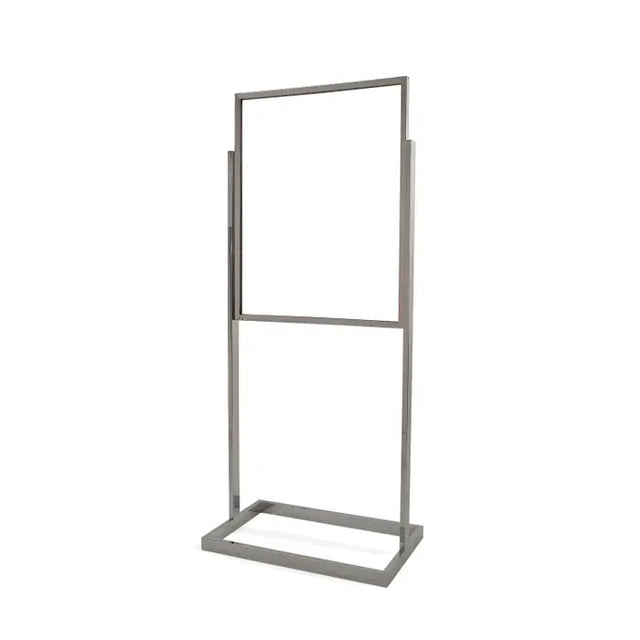 22” X 28” Single Bulletin Sign Holder With Rectangular Tubing Base