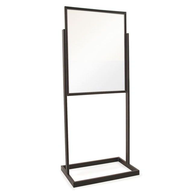 22” X 28” Single Bulletin Sign Holder With Rectangular Tubing Base