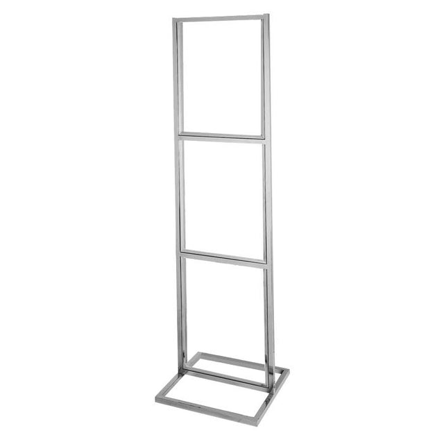 22" X 28" Triple Bulletin Sign Holder With Rectangular Tubing Base