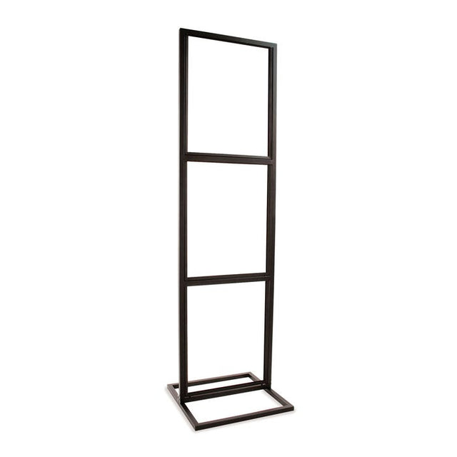 22" X 28" Triple Bulletin Sign Holder With Rectangular Tubing Base