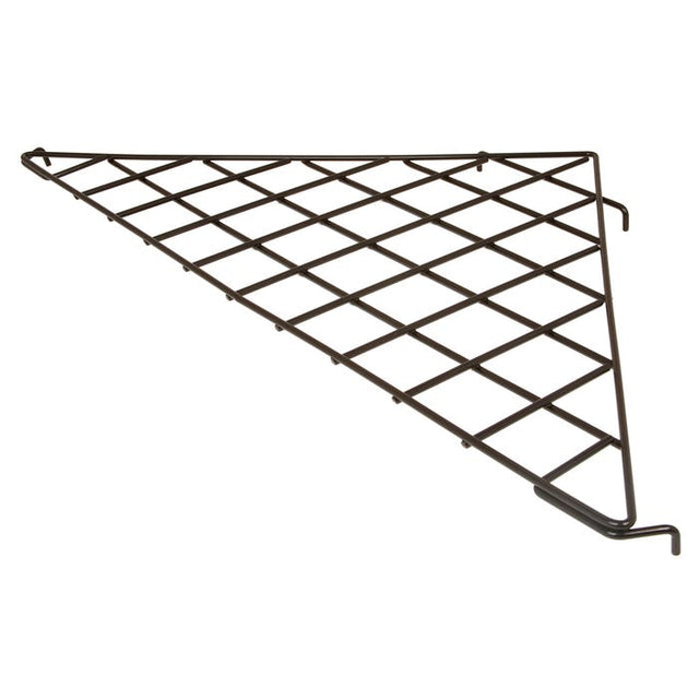 24" X 24" X 34-1/2" Triangular Shelf for Grid Panels