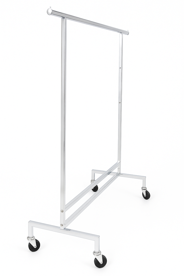 SDR43 / Single Hangrail Rolling Rack – Square Tubing