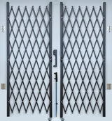 66"H Double Folding Security Gate 96"W