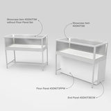 Privacy Panels for Deluxe Glass Showcase Display Cabinet