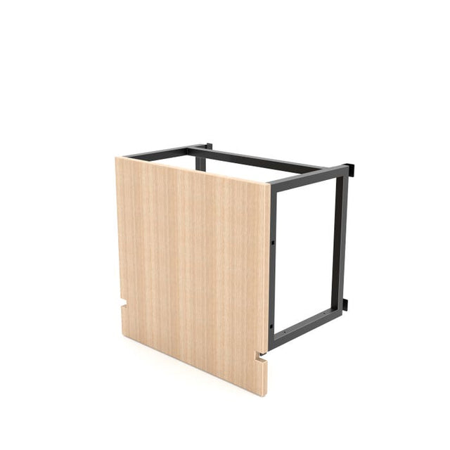 Privacy Panels for Deluxe 24" Square Corner Pedestal Glass Showcase