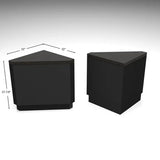 Deluxe Corner Retail Pedestal Counters