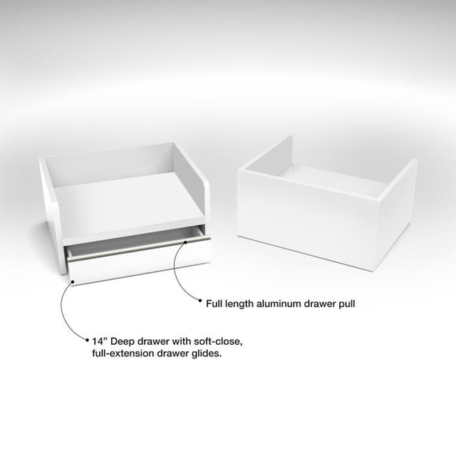 Register Wells for Deluxe 55" Cash Wrap Counters