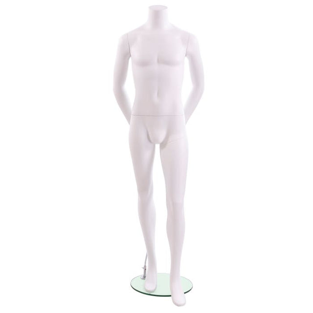 Male Mannequin - HEADLESS, Arms Behind Back