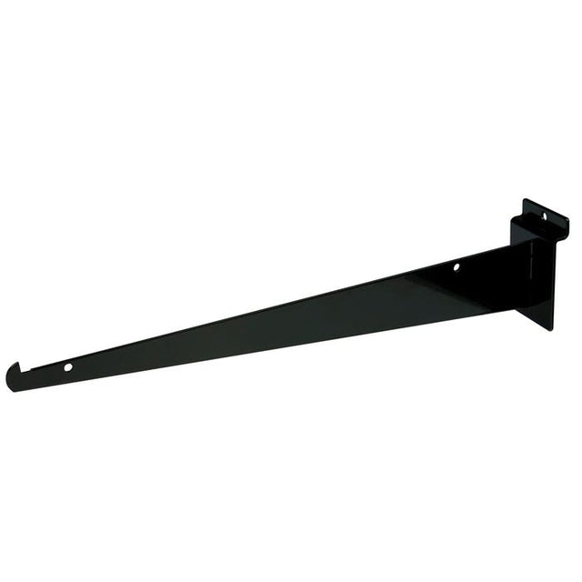 Shelf Brackets for Slatwall - Black