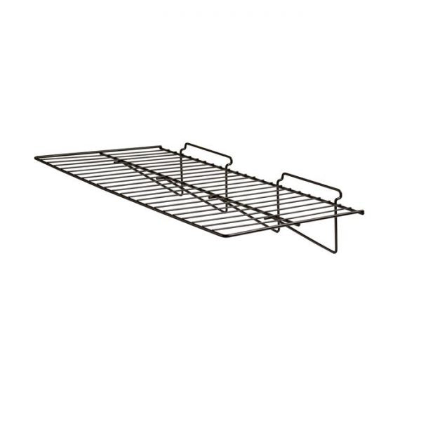 SDSW2412 / Étagère en fil métallique droit pour panneau rainuré