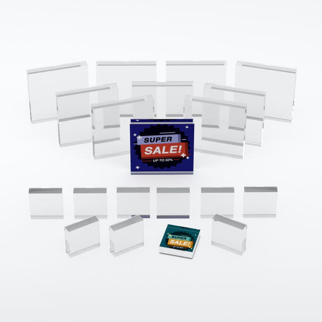 Acrylic Shelf Talker - Card Holder