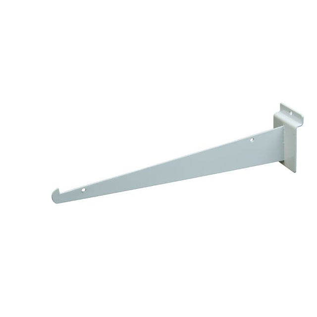 Shelf Brackets for Slatwall - White