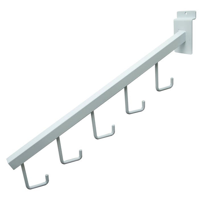 5-HOOK Waterfall With Square Tubing for Slatwall