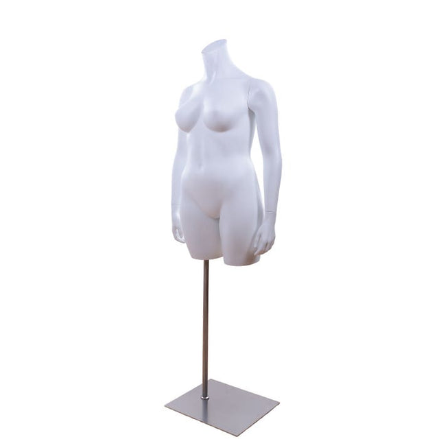 Plus Sized Female Mannequin Torso Forms With Base