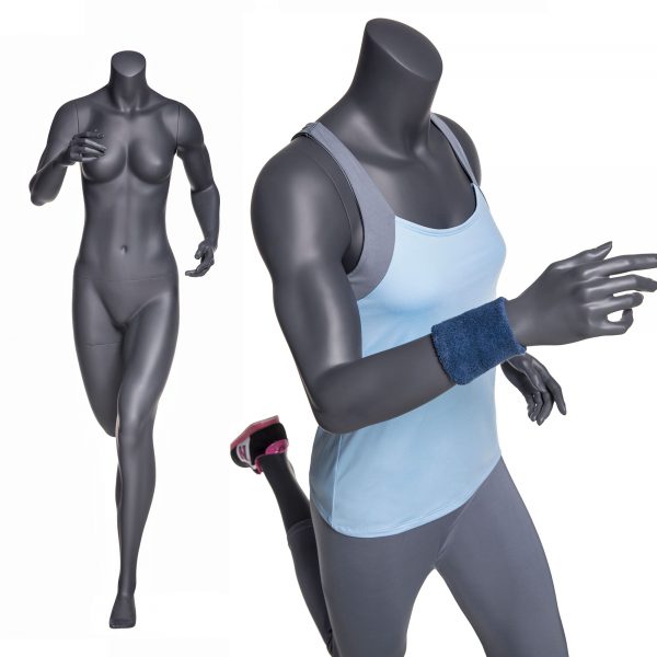 SDMZ-NI-11/ Mannequin athlétique sans tête (course)