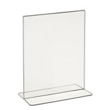 Acrylic Bottom Load Sign Holders for Countertop