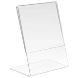 Porte-affiches inclinés en acrylique pour comptoirs