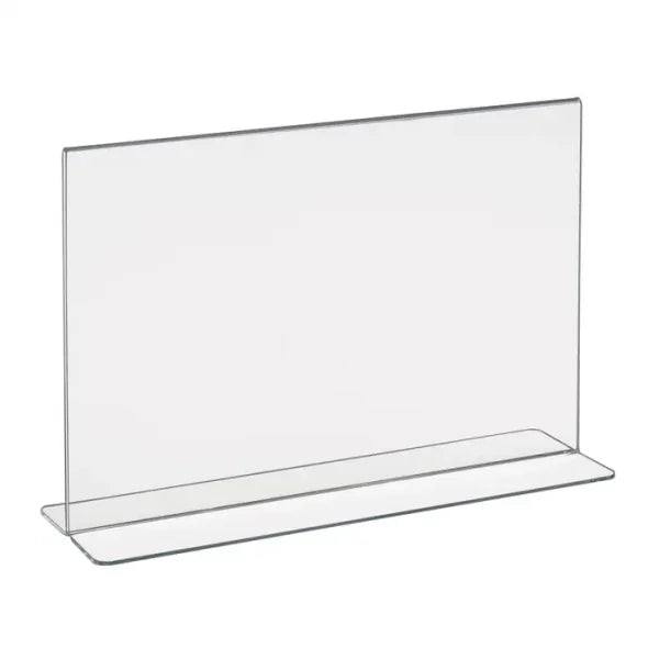 Acrylic Bottom Load Sign Holders for Countertop