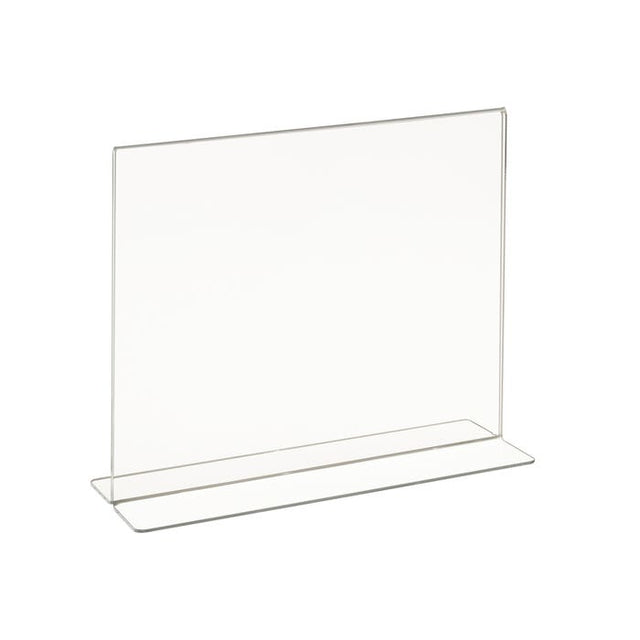 Acrylic Bottom Load Sign Holders for Counter Tops