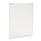ACRYLIC SIGN HOLDERS FOR SLATWALL OR GRIDWALL