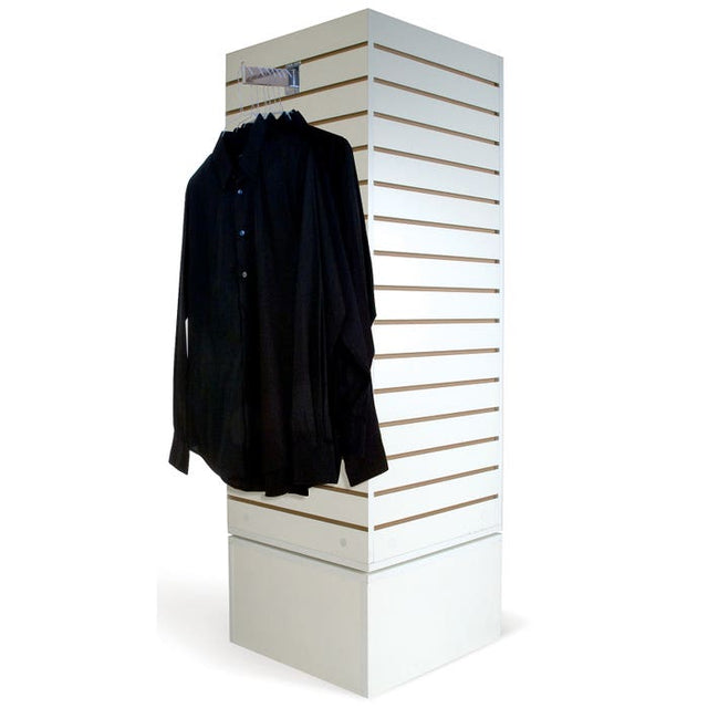 Rotating Cube Slatwall Merchandiser