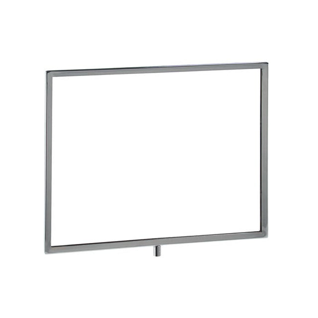 Metal Sign Holder With Mitered Corners With 1/4" X 3/8" Fitting