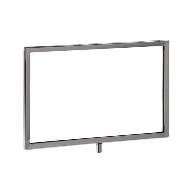 Metal Sign Holder With Mitered Corners With 1/4" X 3/8" Fitting