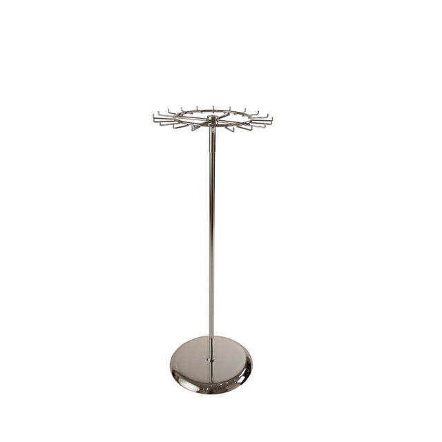 Chrome Retail Belt Rack