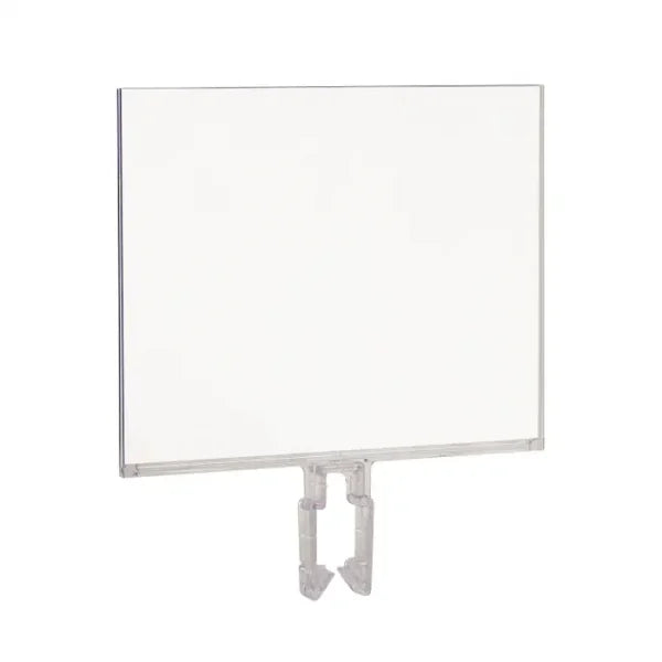 POLYCARBONATE SIGN HOLDER WITH CLAMP