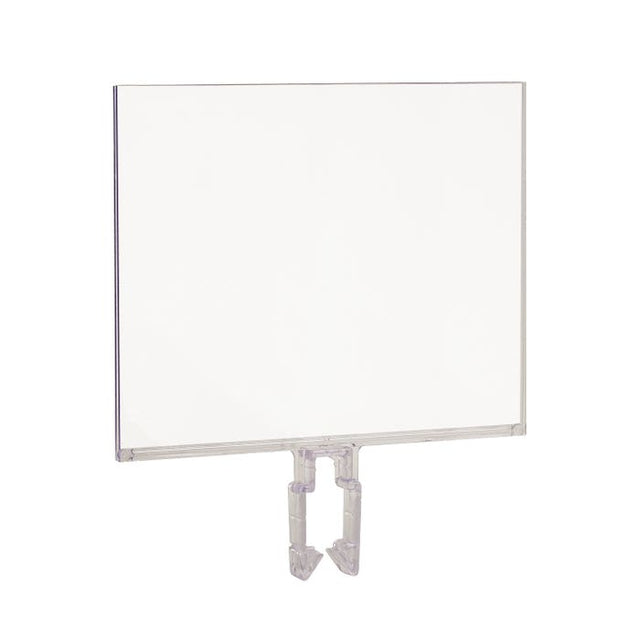 5-1/2"H X 7"W Polycarbonate Sign Holder With Clamp