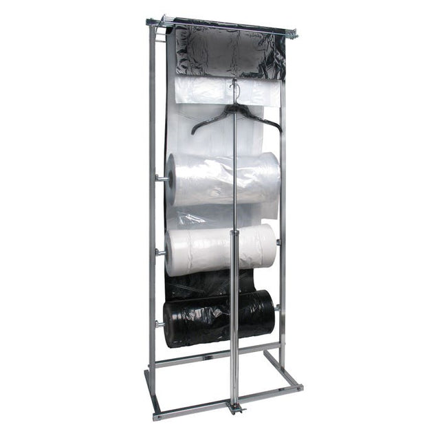3 Roll Polyethylene Horizontal Dispensing Rack - Square Tubing