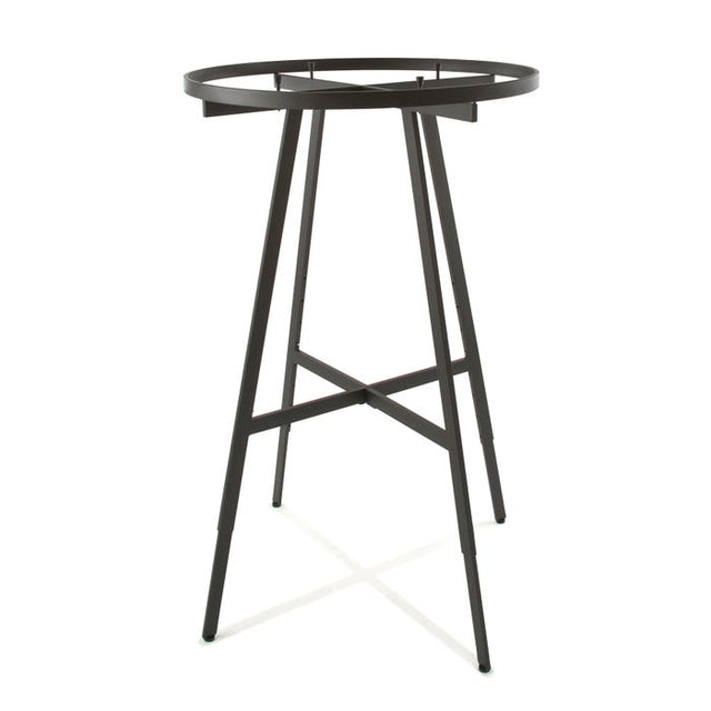 36" DIA. Round Folding Garment Rack With Rectangular Tubing Hangrail