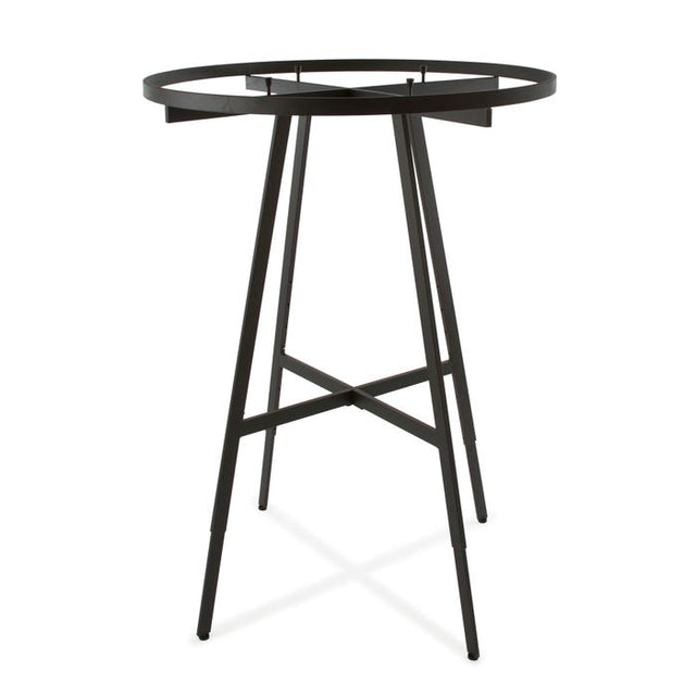 42" DIA. Round Folding Garment Rack With Rectangular Tubing Hangrail