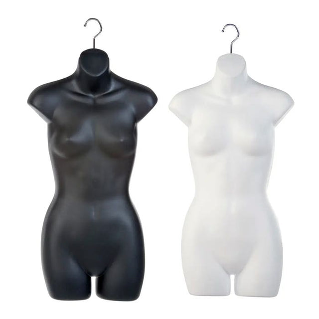 Ladies Torso Forms - Injection Molded Styrene