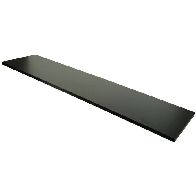 Wooden Shelf With Black Melamine Finish