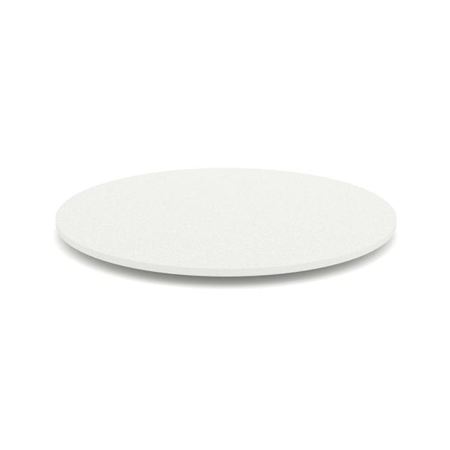 Top Shelf for Round Garment Rack - 30" DIA. - White Melamine Shelf