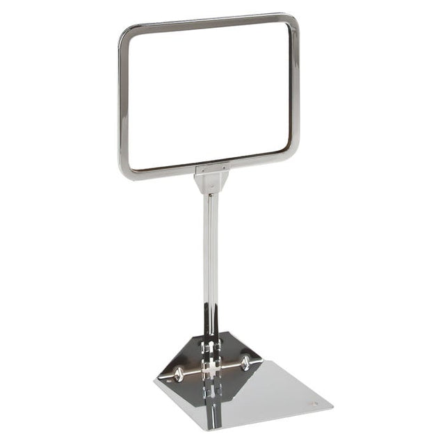Metal Sign Holder With Round Corners With Shovel Base