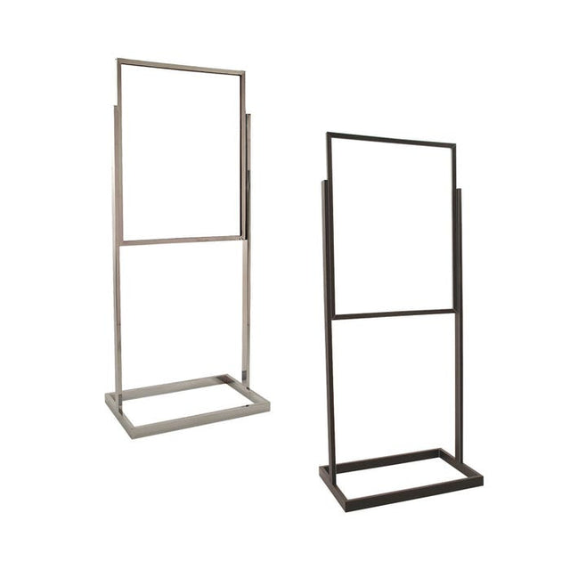 22” X 28” Single Bulletin Sign Holder With Rectangular Tubing Base