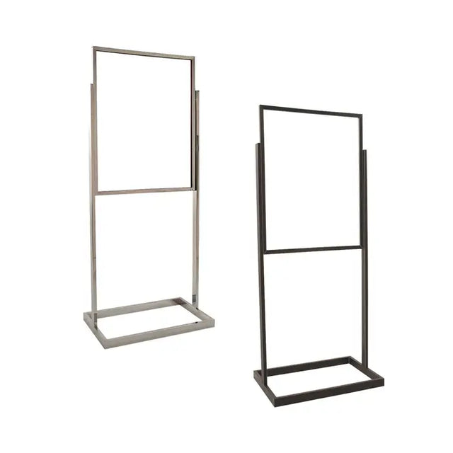 22” X 28” Single Bulletin Sign Holder With Rectangular Tubing Base