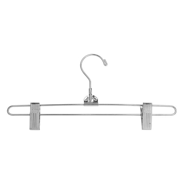 Steel Skirt & Pants Hanger With Pant Clips - 12" Long