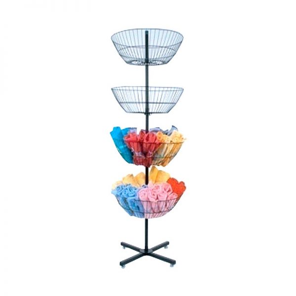 SDSPBAS4 / Spinning Basket Rack