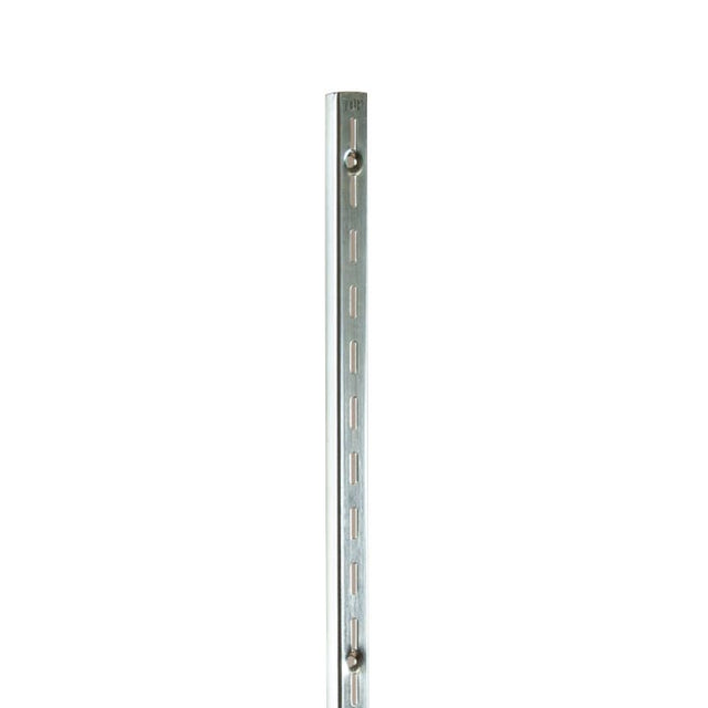 Medium Weight - 1/2" Slots on 1" Center - Slotted Standards - Satin Zinc