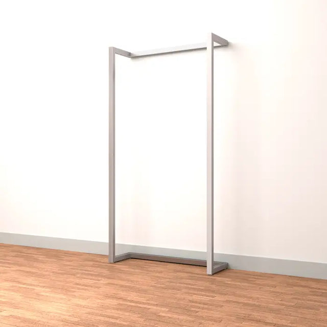 Alta 96" H X 50"W X 16" D Satin Chrome Wall Module