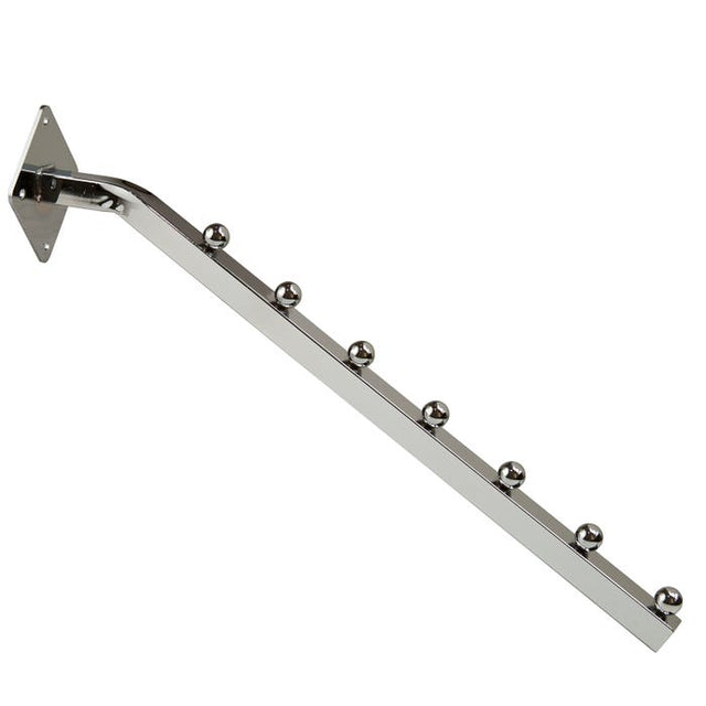 Wall Mount - 7-BALL Waterfall - Square Tubing - Chrome