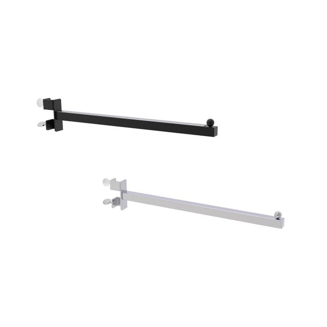 16" Twist-on Square Tubing Straight Arms for Square Tubing Garment Racks